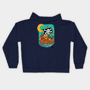 Happy Animal Pirates Kids Hoodie